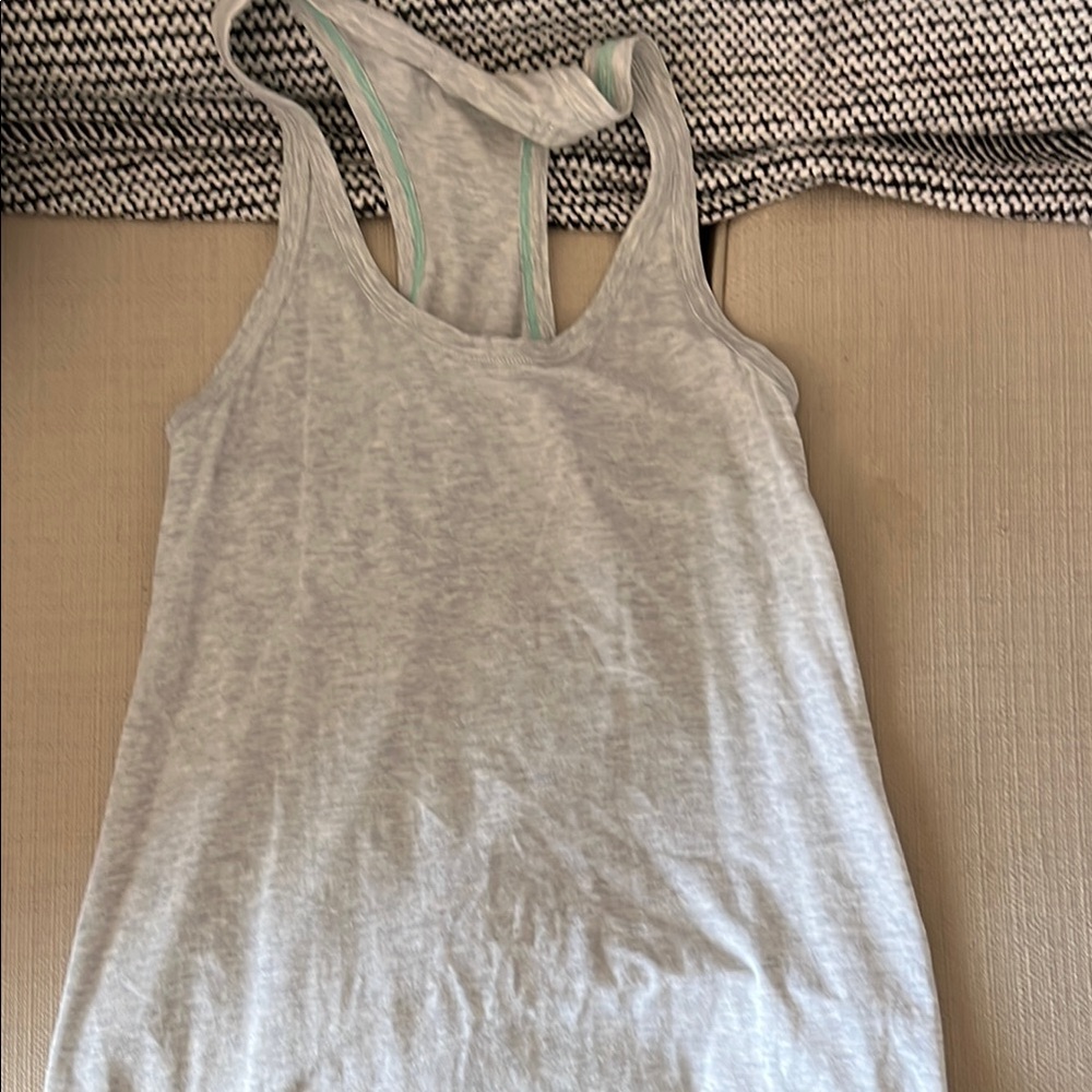 Lululemon Light Gray Tank Top